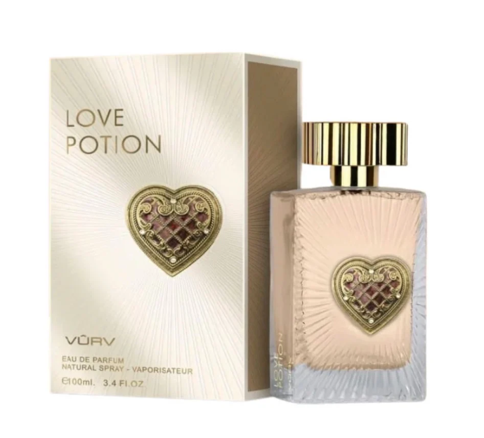Vurv Love Potion – 100 ml / 3.4 fl oz Eau de Parfum