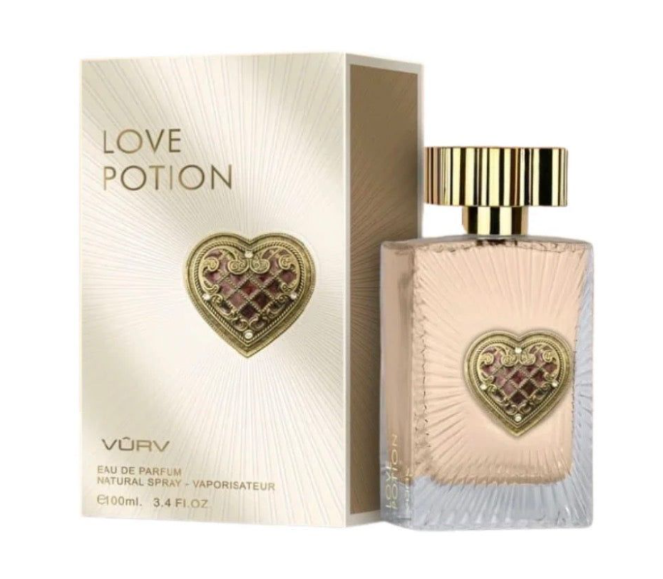 Vurv Love Potion – 100 ml / 3.4 fl oz Eau de Parfum