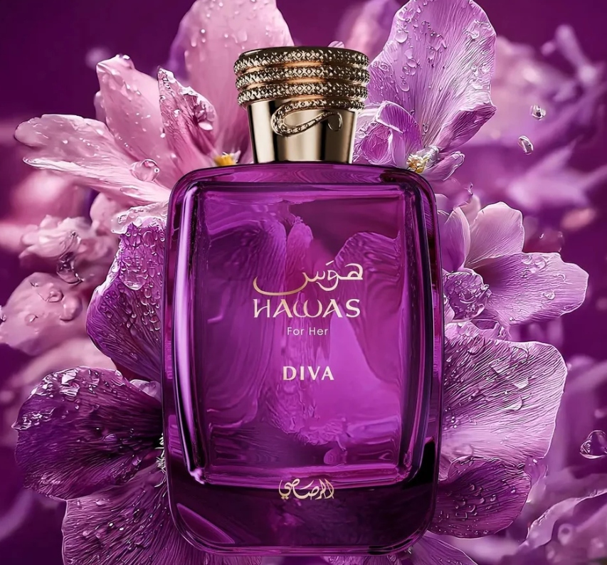 Rasasi Hawas Diva Eau de Parfum – 100 ml / 3.4 fl oz Eau de Parfum (Women)