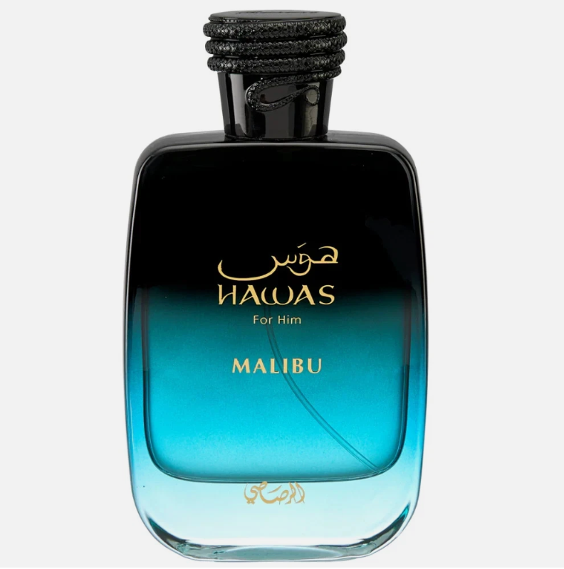 Rasasi Hawas for Him Malibu Eau de Parfum – 100 ml / 3.4 fl oz Eau de Parfum (Men)