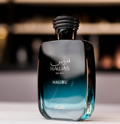 Rasasi Hawas for Him Malibu Eau de Parfum – 100 ml / 3.4 fl oz Eau de Parfum (Men)
