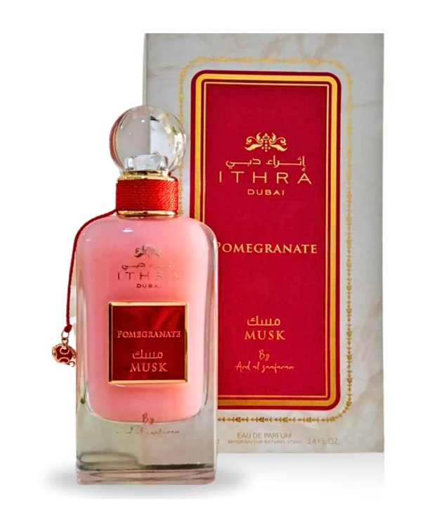 Ithra Dubai Pomegranate Musk – 100 ml / 3.4 fl oz Eau de Parfum