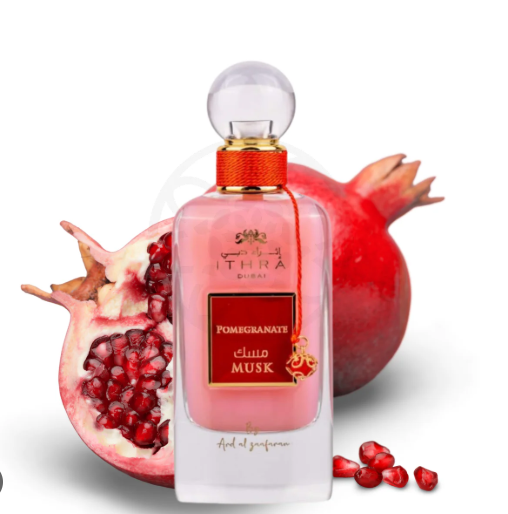 Ithra Dubai Pomegranate Musk – 100 ml / 3.4 fl oz Eau de Parfum