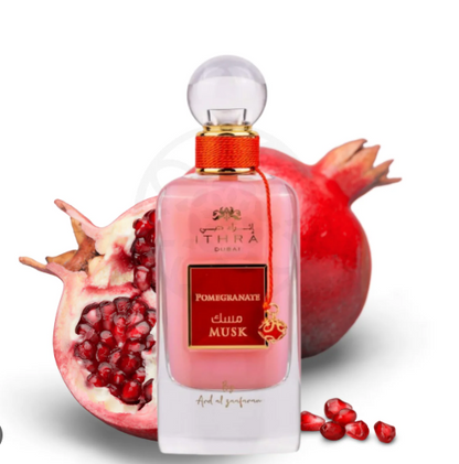 Ithra Dubai Pomegranate Musk – 100 ml / 3.4 fl oz Eau de Parfum