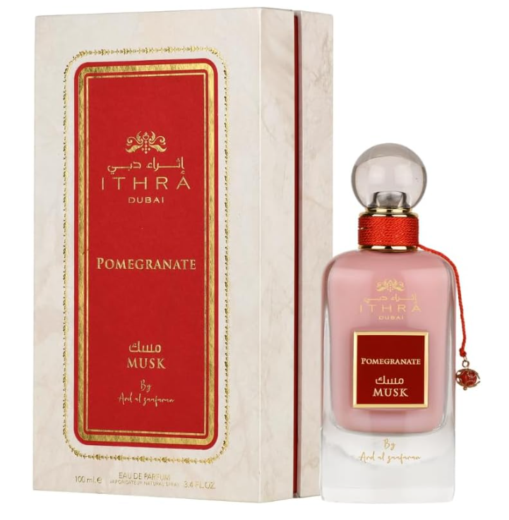Ithra Dubai Pomegranate Musk – 100 ml / 3.4 fl oz Eau de Parfum