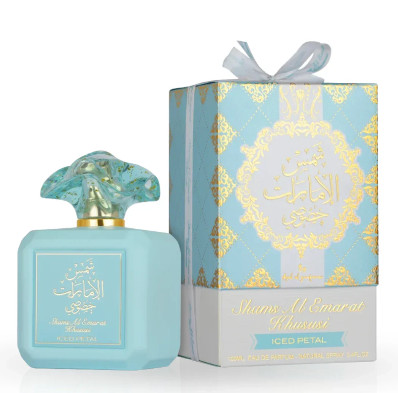 Ard Al Zaafaran Shams Al Emarat Khususi Iced Petal – 100 ml / 3.4 fl oz Eau de Parfum (Unisex)