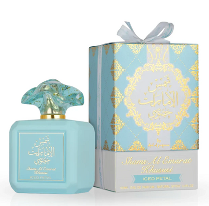 Ard Al Zaafaran Shams Al Emarat Khususi Iced Petal – 100 ml / 3.4 fl oz Eau de Parfum (Unisex)
