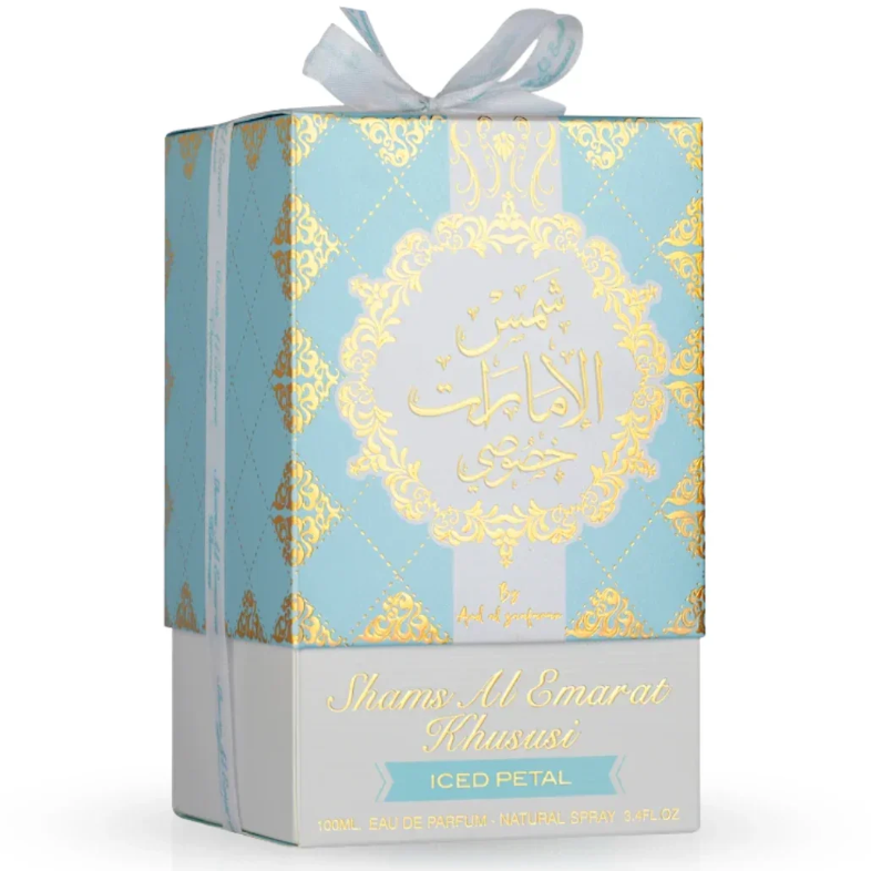 Ard Al Zaafaran Shams Al Emarat Khususi Iced Petal – 100 ml / 3.4 fl oz Eau de Parfum (Unisex)