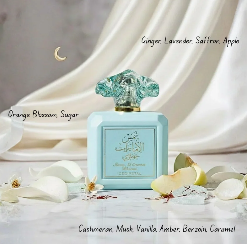 Ard Al Zaafaran Shams Al Emarat Khususi Iced Petal – 100 ml / 3.4 fl oz Eau de Parfum (Unisex)