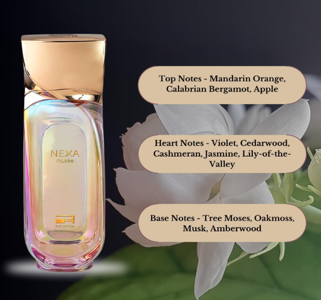 Rue Broca Nexa Musee – 100 ml / 3.4 fl oz Eau de Parfum (Unisex)