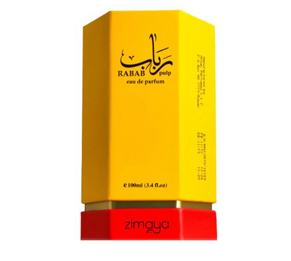 Zimaya Rabab Pulp – 100 ml / 3.4 fl oz Eau de Parfum (Unisex)