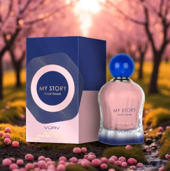 Vurv My Story Pour Femme – 100 ml / 3.4 fl oz Eau de Parfum (Women)