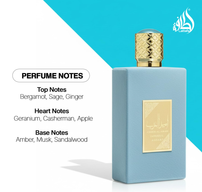 Asdaaf Ameer Al Arab Imperium – 100 ml / 3.4 fl oz Eau de Parfum (Men)