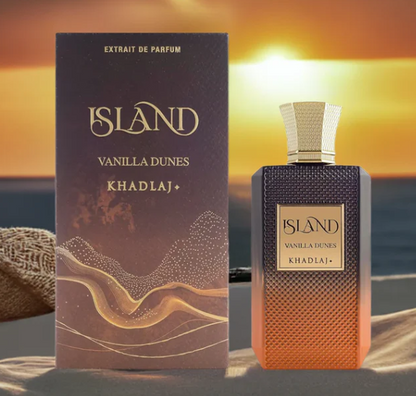 Khadlaj Island Vanilla Dunes – 100 ml / 3.4 fl oz Eau de Parfum (Unisex)