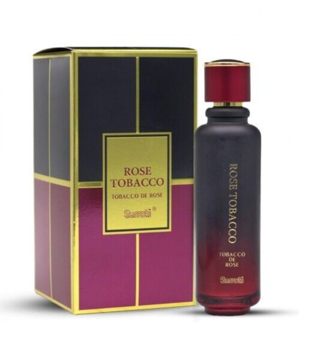 Rose Tobacco by Surrati – 100 ml / 3.4 fl oz Eau de Parfum (Unisex)