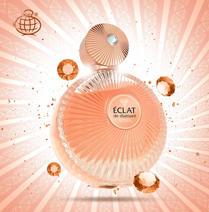 Eclat de Diamant Rosa – 100 ml / 3.4 fl oz Eau de Parfum (Women) by Fragrance World