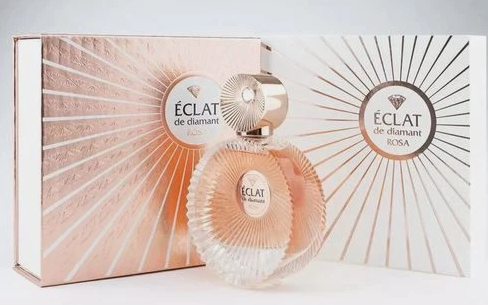 Eclat de Diamant Rosa – 100 ml / 3.4 fl oz Eau de Parfum (Women) by Fragrance World