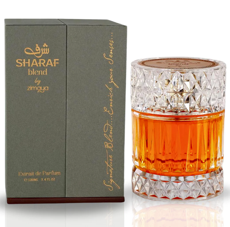 Zimaya Sharaf Blend Oriental – 100 ml / 3.4 fl oz Extrait de Parfum (Unisex)