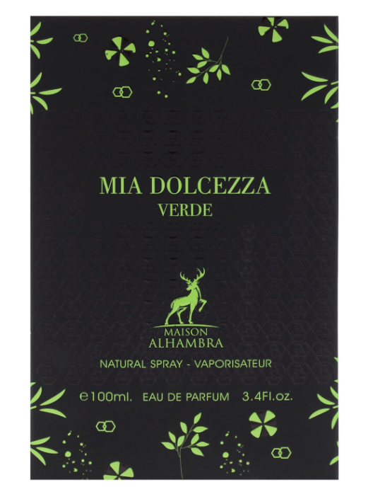 Mia Dolcezza Verde Eau de Parfum – For Unisex | 3.4 oz / 100 ml | Unisex