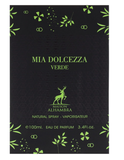 Mia Dolcezza Verde Eau de Parfum – For Unisex | 3.4 oz / 100 ml | Unisex