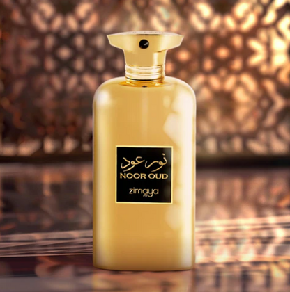 Zimaya Noor Oud Eau de Parfum – For Unisex | 3.4 oz / 100 ml | Unisex