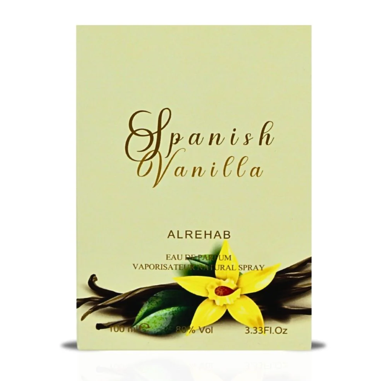 Al Rehab Spanish Vanilla Eau de Parfum – 100 ml / 3.4 fl oz