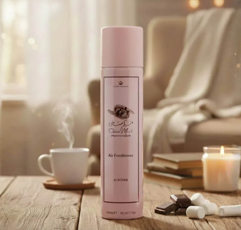 Al‑Rehab Choco Musk Marshmallow Air Freshener – 300 ml