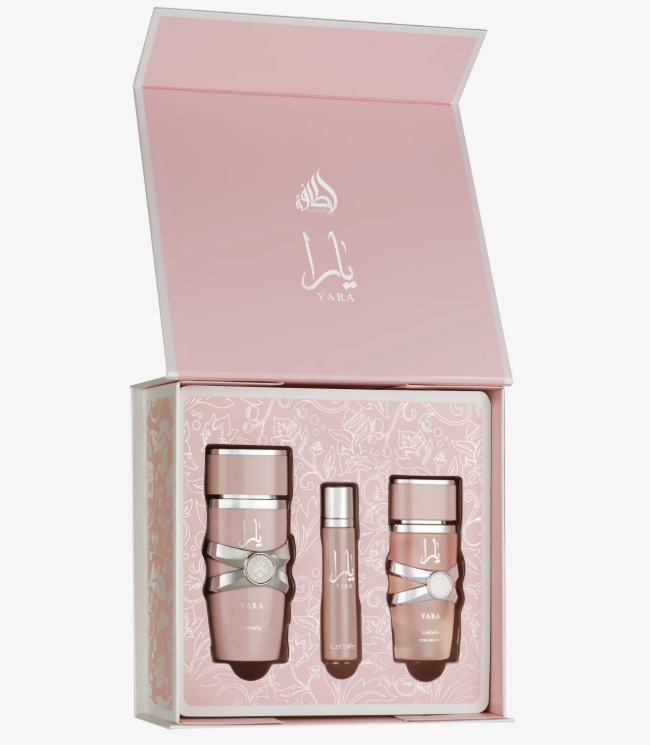 Lattafa Yara 3pcs Gift Set – Women | 100 ml / 3.4 fl oz + Extras