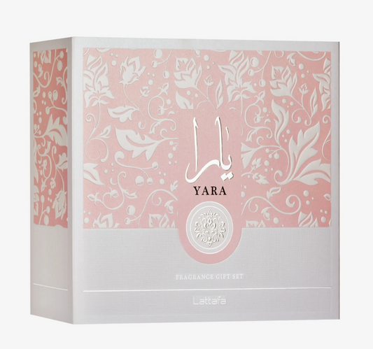 Lattafa Yara 3pcs Gift Set – Women | 100 ml / 3.4 fl oz + Extras