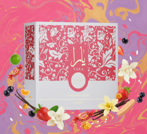 Lattafa Yara Candy 3pcs Gift Set – Women | 100 ml / 3.4 fl oz + Extras
