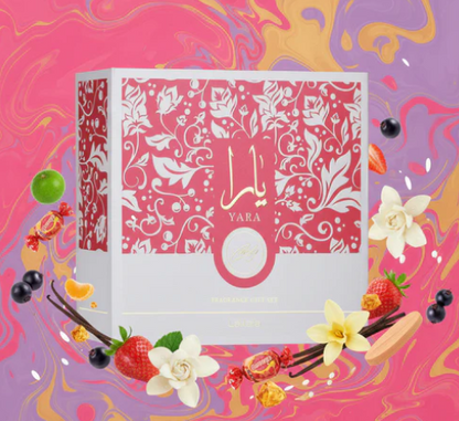 Lattafa Yara Candy 3pcs Gift Set – Women | 100 ml / 3.4 fl oz + Extras