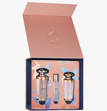 Lattafa Mayar 3pcs Gift Set – Women | 100 ml / 3.4 fl oz + Extras
