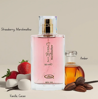 Al‑Rehab Choco Musk Marshmallow 3‑Piece Gift Set – Unisex | 50 ml / 1.69 fl oz + Extras