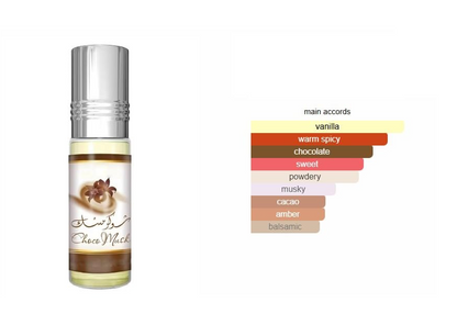 Choco Musk -Pack of 2 – 6 ml Roll-On Oil & Choco Musk Marshmallow 6 ml Roll-On Oil – Unisex Perfume Oils