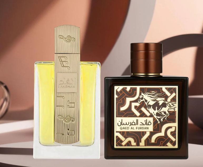 Lattafa Untamed Qaed Al Fursan & Angham Eau de Parfum Combo – Unisex Duo | 3.4 oz / 100 ml Each | Unisex