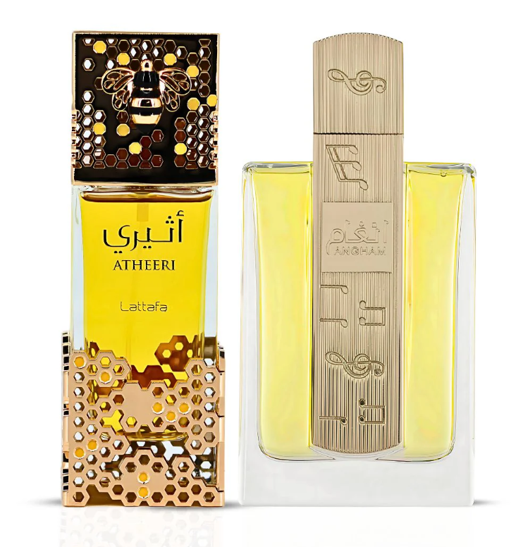 Lattafa Atheeri & Afeef Eau de Parfum Combo – Unisex Duo | 3.4 oz / 100 ml Each | Unisex