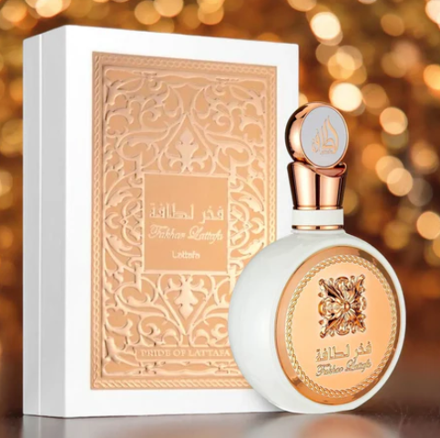 Lattafa Fakhar White & Gold Eau de Parfum Combo – Unisex Duo | 3.4 oz / 100 ml Each | Unisex