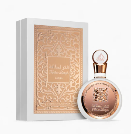Lattafa Fakhar White & Gold Eau de Parfum Combo – Unisex Duo | 3.4 oz / 100 ml Each | Unisex