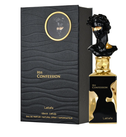 Lattafa His & Her Confession Eau de Parfum Combo – Unisex Duo | 3.4 oz / 100 ml Each | Unisex