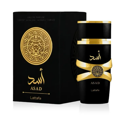 Lattafa Asad Collection 4-Piece Bundle – Asad Elixir + Asad + Asad Zanzibar + Asad Bourbon | 100 ml EDP Each