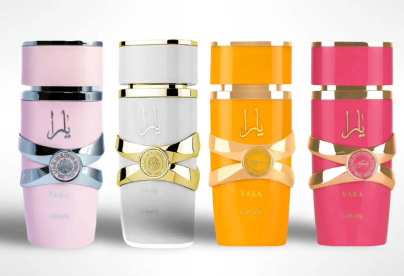 Lattafa Yara Collection 4-Piece Bundle – Yara + Yara Tous + Yara Moi + Yara Candy | 100 ml EDP Each