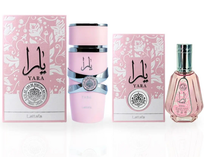 Ethereal Bundle – Lattafa Yara EDP 100 ml + Ard Al Zaafaran Mini Yara EDP 50 ml