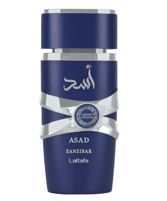 Lattafa Asad Zanzibar Limited Edition EDP – For Him | 100 ml / 3.4 fl oz | Men