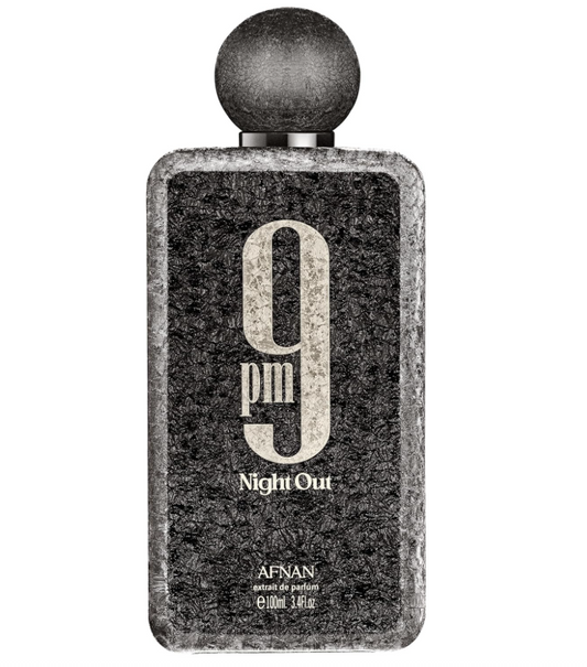 Afnan 9 PM Night Out – Unisex Extrait de Parfum | 100 ml / 3.4 fl oz