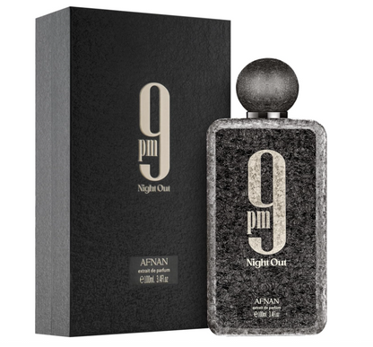 Afnan 9 PM Night Out – Unisex Extrait de Parfum | 100 ml / 3.4 fl oz