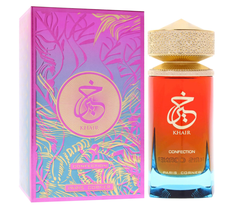 Paris Corner Khair Confection Eau de Parfum Unisex 3.4 oz / 100ml – Sweet Gourmand Fragrance Spray