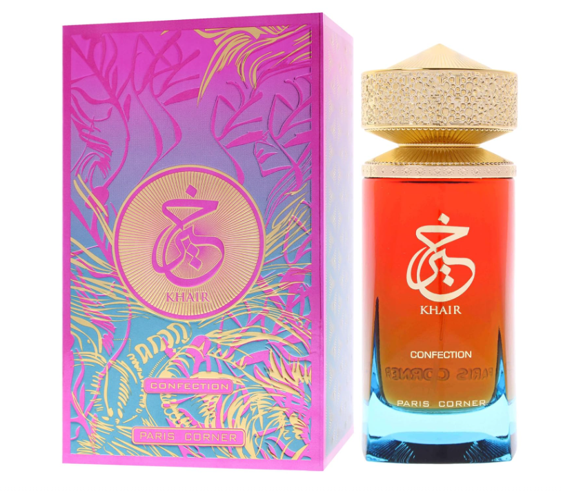 Paris Corner Khair Confection Eau de Parfum Unisex 3.4 oz / 100ml – Sweet Gourmand Fragrance Spray