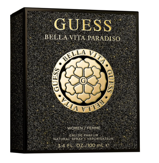 Guess Bella Vita Paradiso Eau de Parfum for Women 3.4 oz / 100ml – Fresh Floral Fruity Perfume Spray