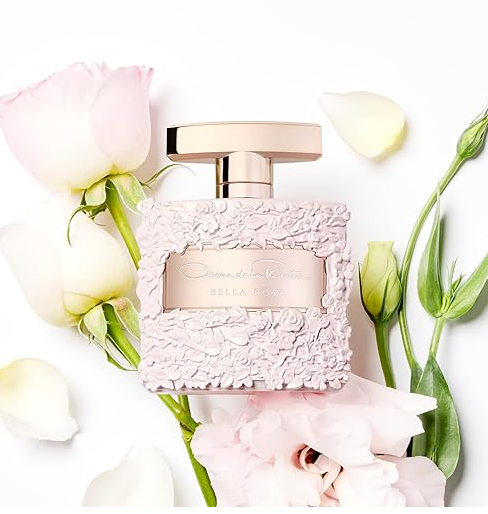 Oscar de la Renta Bella Rosa Eau de Parfum for Women 3.4 oz / 100ml – Floral Fruity Elegant Perfume Spray