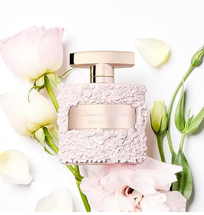Oscar de la Renta Bella Rosa Eau de Parfum for Women 3.4 oz / 100ml – Floral Fruity Elegant Perfume Spray
